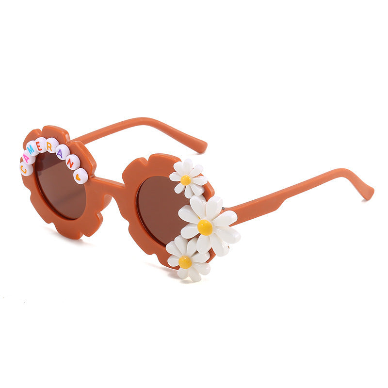 PC al por mayor 2023 Gafas de sol de New Flower Kids
